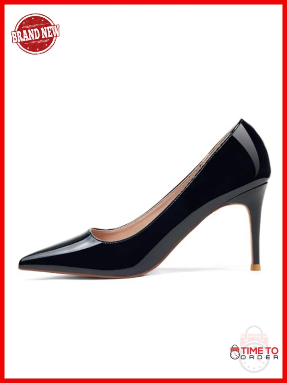 Pointed Toe Stiletto Heel Pull On Wedding Pumps Formal Dress Shoes